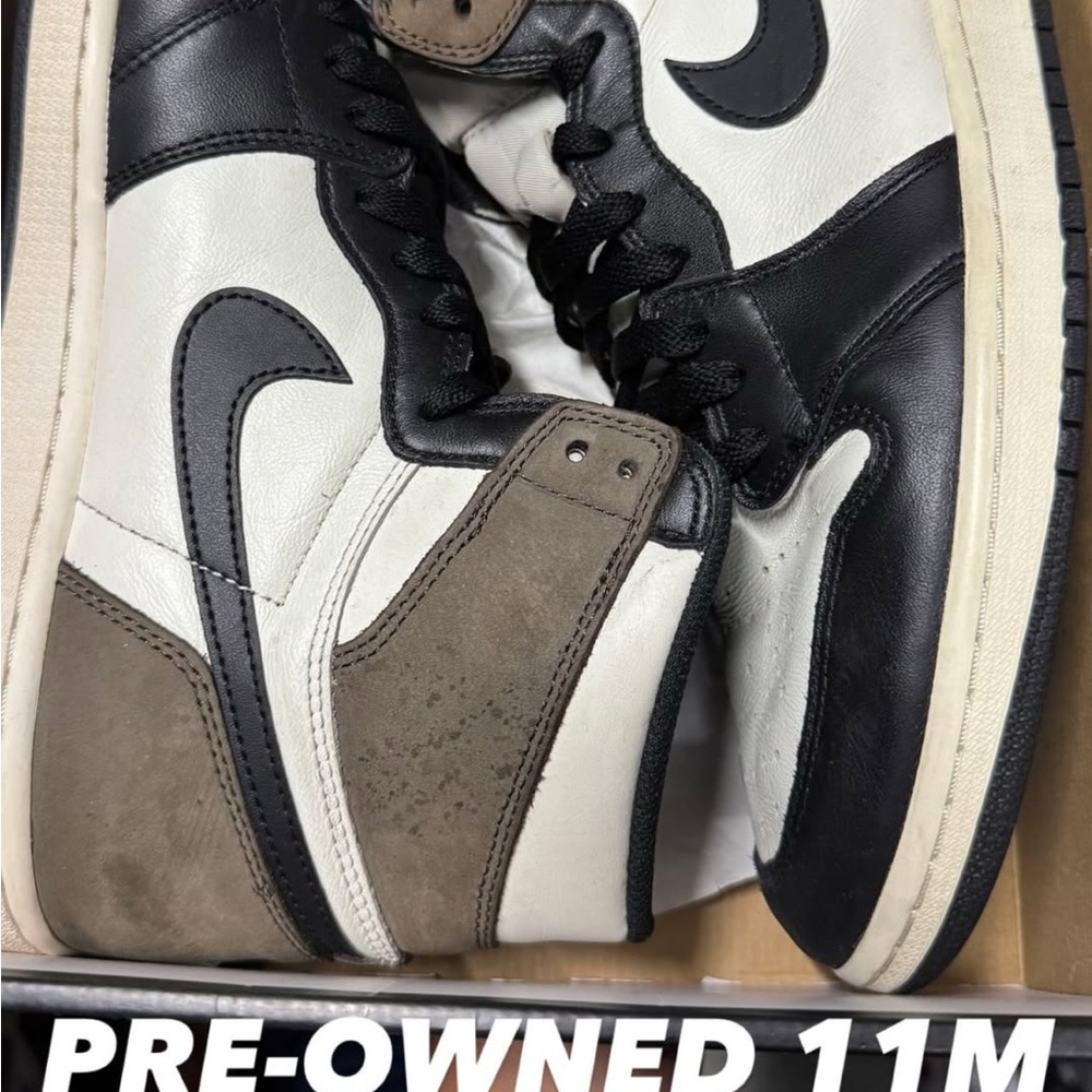 Jordan Silver and Black Athletic Shoes with Purple Accents - Picture 4 of 9